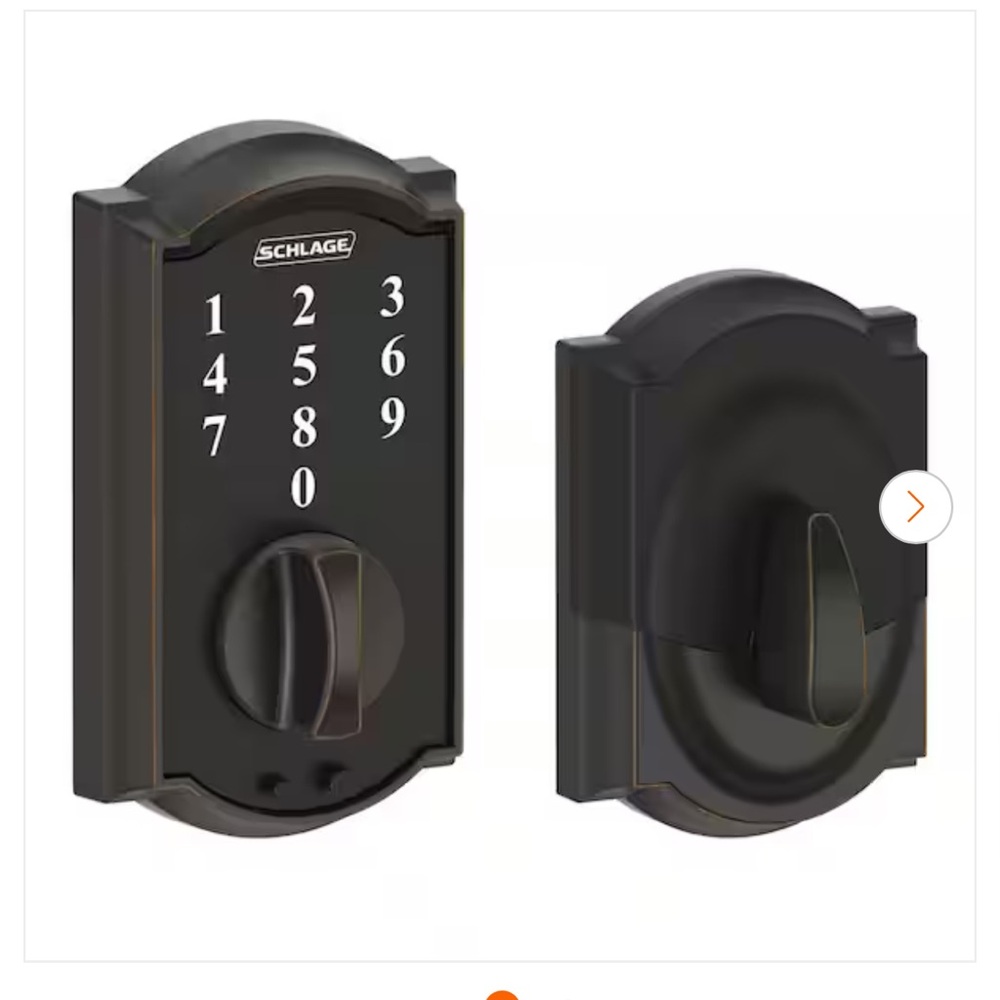 Schlage touchscreen keyless deadbolt